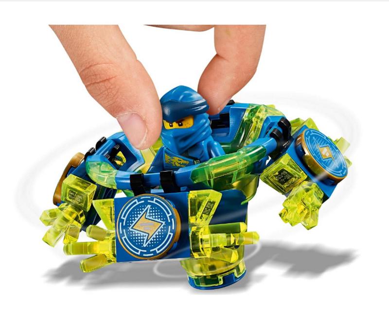 Lego Ninjago Spinjitzu Jay 97 Peças 70660 - Brinquedos de Montar e